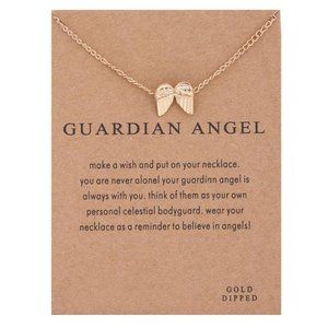 Guardian Angel 18K Gold Dipped Necklace